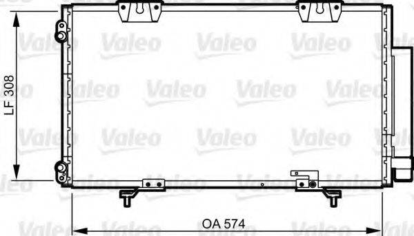 VALEO 817802 Конденсатор, кондиціонер