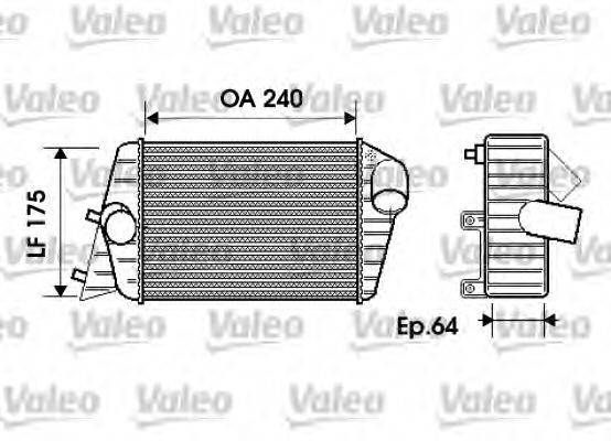 VALEO 817879 Інтеркулер