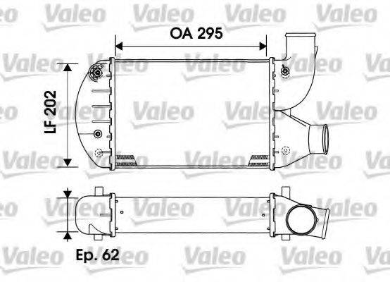 VALEO 817883 Інтеркулер