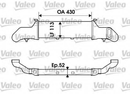 VALEO 817902 Інтеркулер