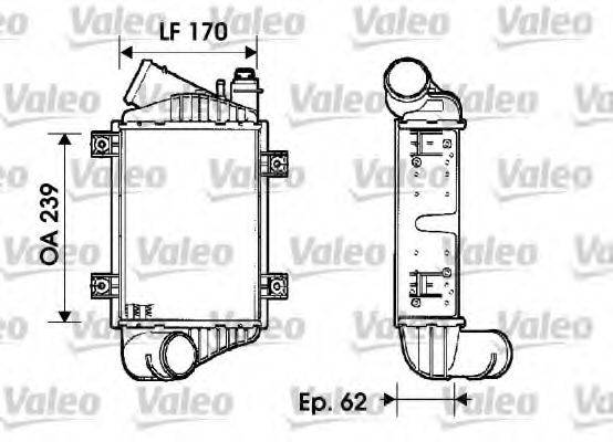 VALEO 817937 Інтеркулер