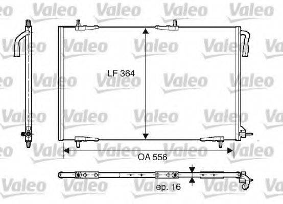 VALEO 818000 Конденсатор, кондиціонер