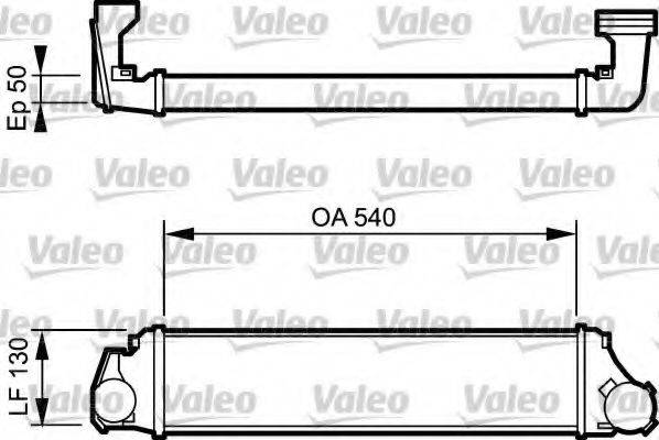 VALEO 818716 Інтеркулер