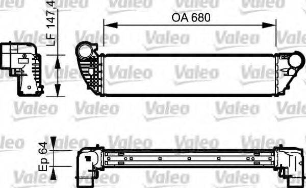 VALEO 818772 Інтеркулер