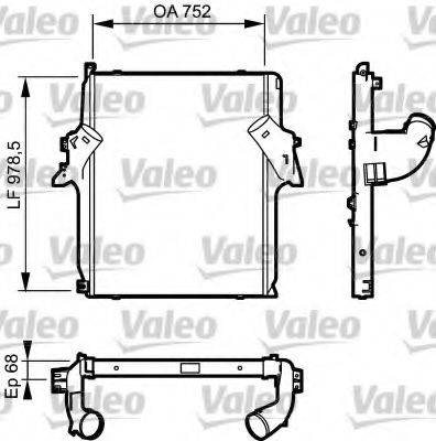 VALEO 818782 Інтеркулер