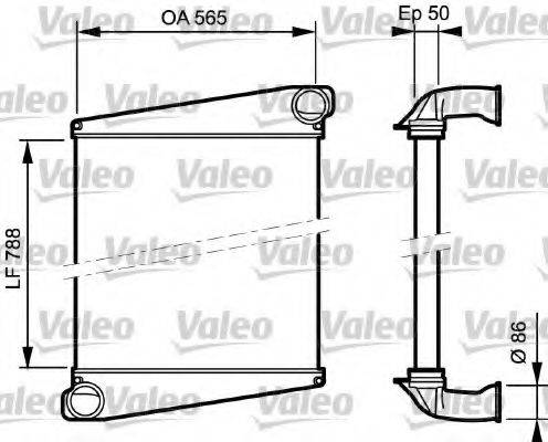 VALEO 818874 Інтеркулер