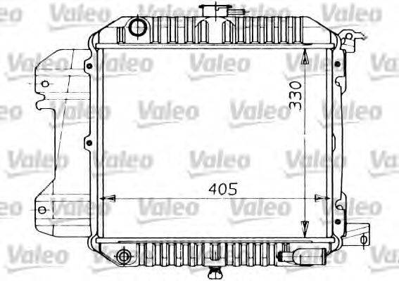 VALEO 819219 Радіатор, охолодження двигуна