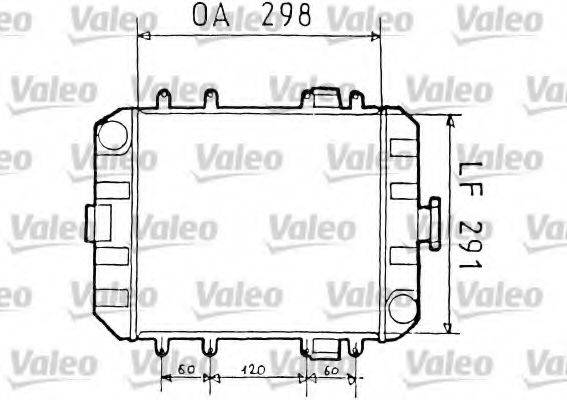 VALEO 819232 Радіатор, охолодження двигуна