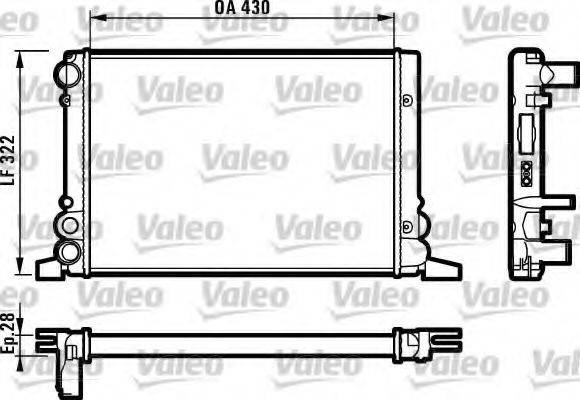 VALEO 819259 Радіатор, охолодження двигуна