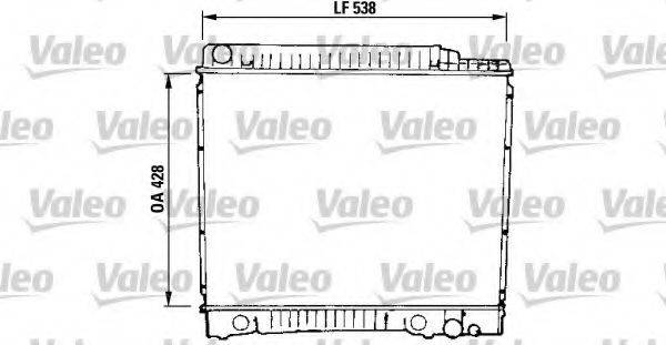 VALEO 819379 Радіатор, охолодження двигуна