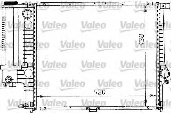 VALEO 819412 Радіатор, охолодження двигуна