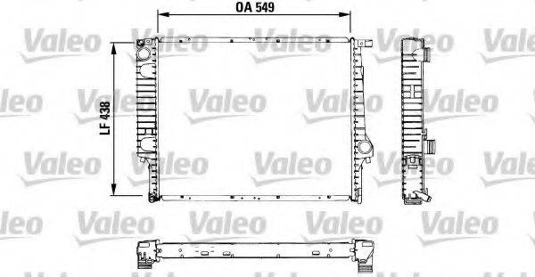 VALEO 819422 Радіатор, охолодження двигуна