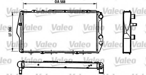 VALEO 819426 Радіатор, охолодження двигуна