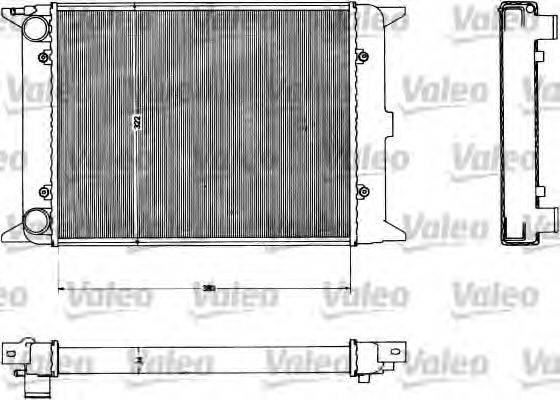 VALEO 883422 Радіатор, охолодження двигуна