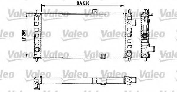 VALEO 883751 Радіатор, охолодження двигуна