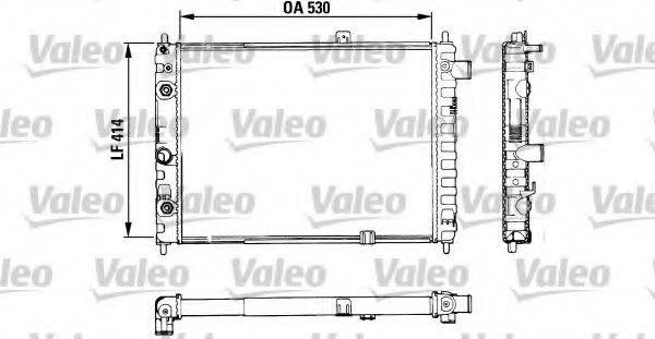 VALEO 883754 Радіатор, охолодження двигуна