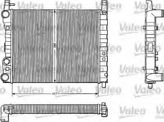 VALEO 883824 Радіатор, охолодження двигуна