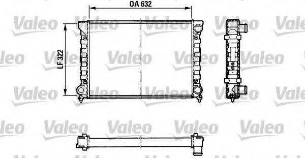 VALEO 883871 Радіатор, охолодження двигуна