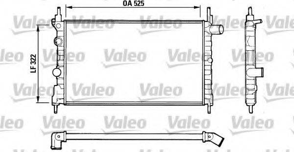 VALEO 883881 Радіатор, охолодження двигуна