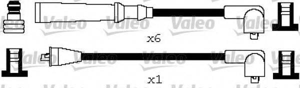 VALEO 346587 Комплект дротів запалювання