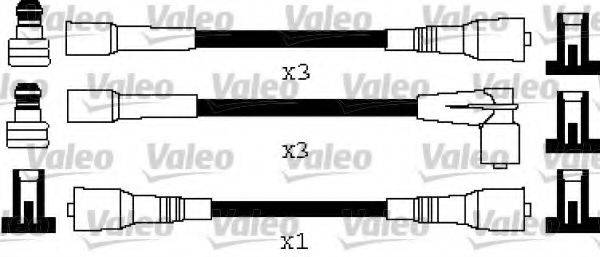 VALEO 346474 Комплект дротів запалювання