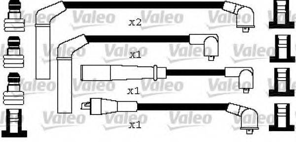 VALEO 346442 Комплект дротів запалювання