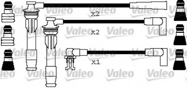 VALEO 346407 Комплект дротів запалювання