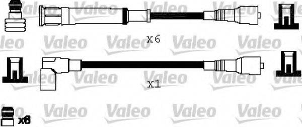 VALEO 346235 Комплект дротів запалювання