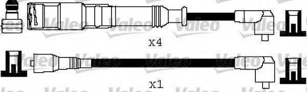 VALEO 346217 Комплект дротів запалювання