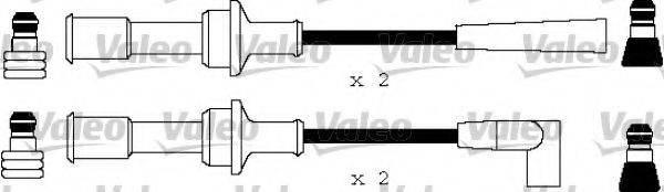 VALEO 346163 Комплект дротів запалювання