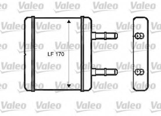 VALEO 812396 Теплообмінник, опалення салону