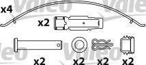 VALEO 548679 Комплект гальмівних колодок, дискове гальмо