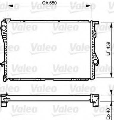 VALEO 731764 Радіатор, охолодження двигуна