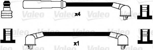 VALEO 346064 Комплект дротів запалювання