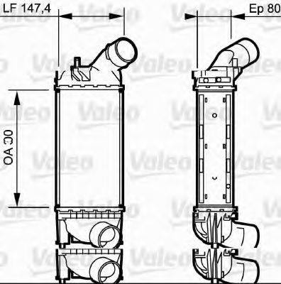 VALEO 818853 Інтеркулер