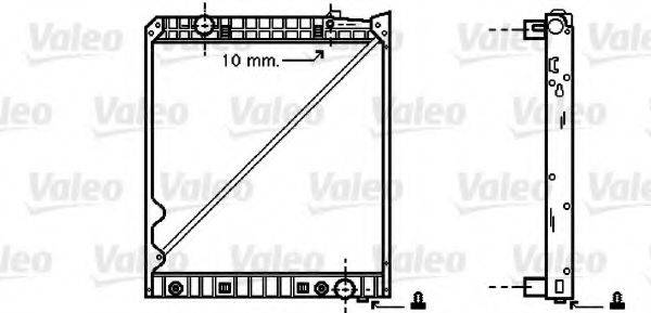 VALEO 733418 Радіатор, охолодження двигуна