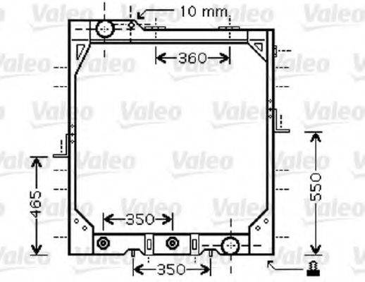 VALEO 733424 Радіатор, охолодження двигуна