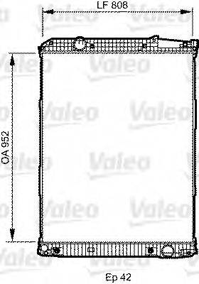 VALEO 733507 Радіатор, охолодження двигуна