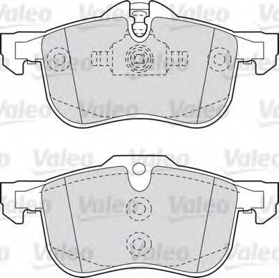 VALEO 598632 Комплект гальмівних колодок, дискове гальмо