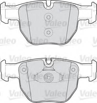 VALEO 598658 Комплект гальмівних колодок, дискове гальмо