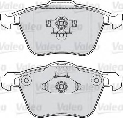 VALEO 601032 Комплект гальмівних колодок, дискове гальмо