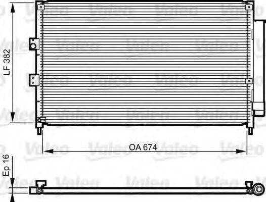 VALEO 814217 Конденсатор, кондиціонер