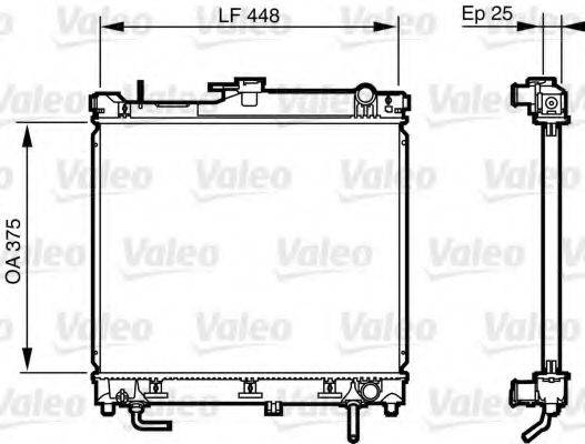 VALEO 735578 Радіатор, охолодження двигуна