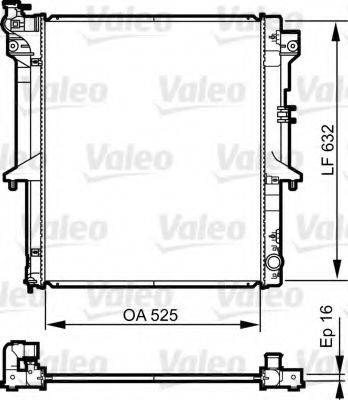 VALEO 735441 Радіатор, охолодження двигуна