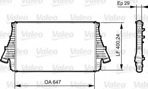 VALEO 818830 Інтеркулер