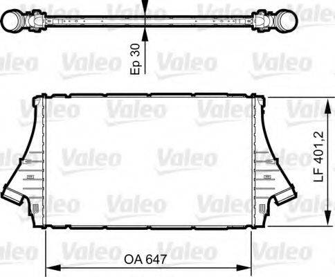 VALEO 818840 Інтеркулер