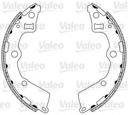 VALEO 564094 Комплект гальмівних колодок