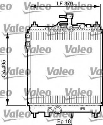 VALEO 734914 Радіатор, охолодження двигуна