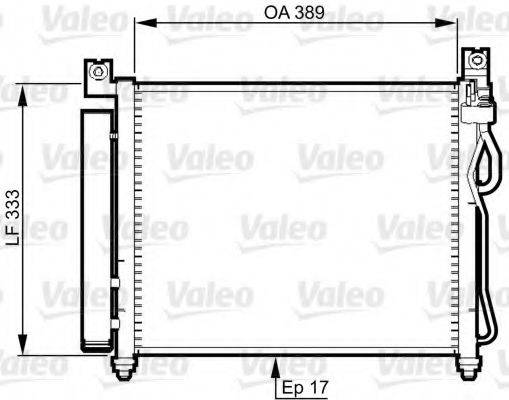 VALEO 814346 Конденсатор, кондиціонер