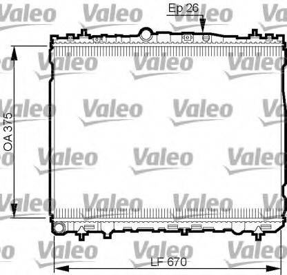 VALEO 735514 Радіатор, охолодження двигуна